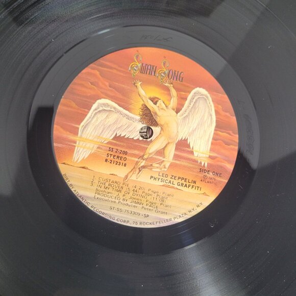 Led Zeppelin ‎Physical Graffiti 1975 Pressing Swan Song 2LP Vinyl Records VG - Picture 6 of 10